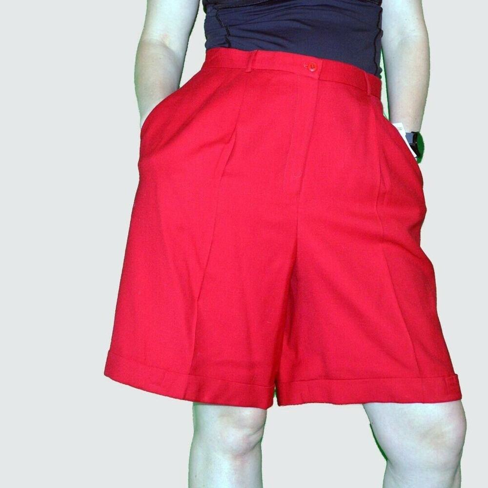 Talbots Vintage S NWT wool high rise Shorts Culottes